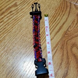 USA and Red Paracord Bracelet